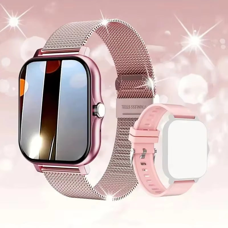 2025 Smart Watch - Bluetooth Call & Message Reminder, Full Touch Screen, Perfect Gift for Fitness Enthusiasts!