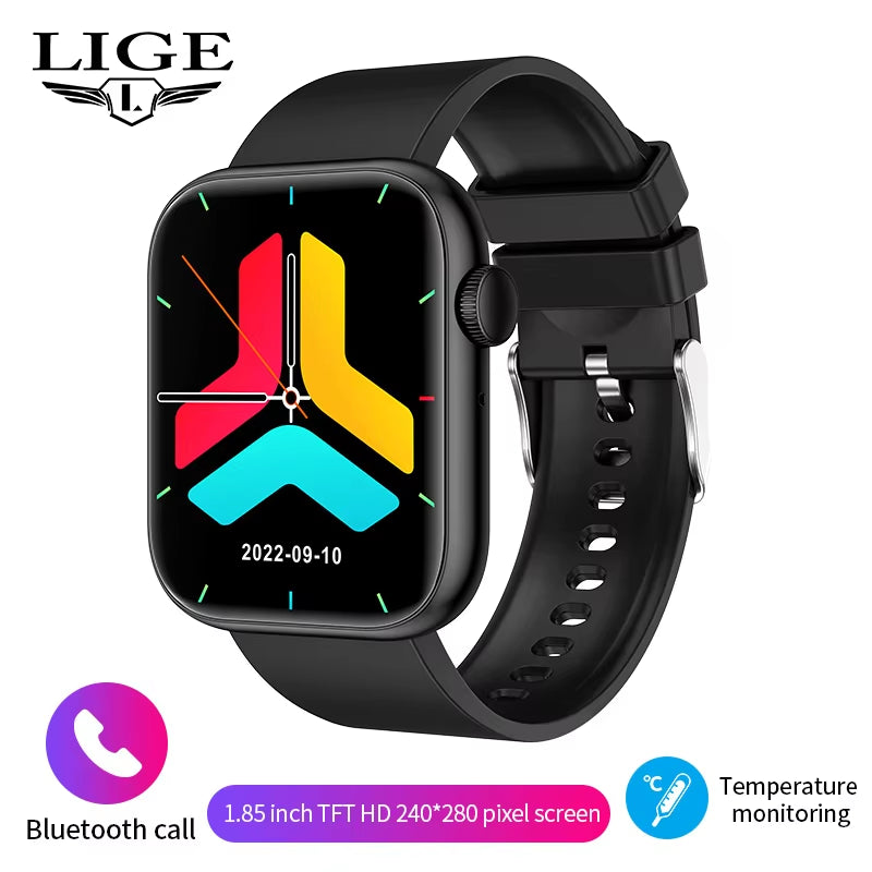 2025 Smart Watch - Wireless Charging, Bluetooth Calls, Customizable Faces for Men & Women, Fitness Tracker